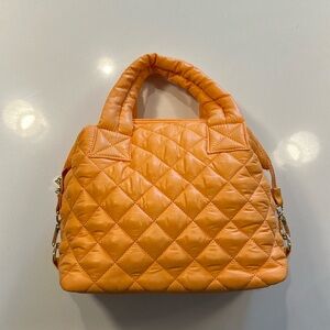 Jill & Ally quilted nylon satchel (never used)